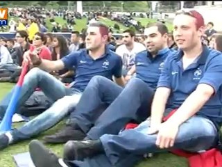 Euro 2012 : les supporters venus en nombre au Trocadéro