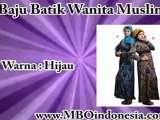 Baju Batik Wanita Muslim Kode SRI 018 | SMS : 081 945 772 773