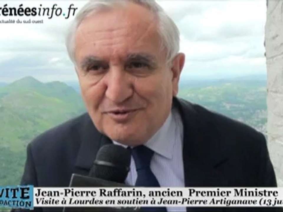 Legislatives JP Raffarin à Lourdes (13 juin 2012)