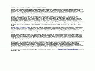 Kolte patil tuscan estate