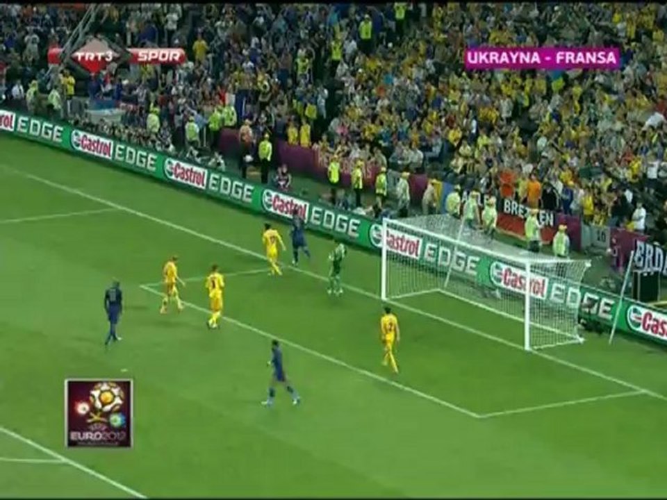 UKRAYNA 0 - 2 FRANSA Maç Özeti TRT HD Euro 2012 - 15 Haziran 2012