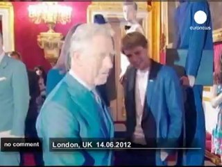 Prince Charles opens London men's fashion week - no comment