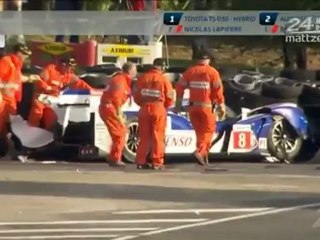 24 h du Mans 2012 : Anthony Davidson Huge Crash