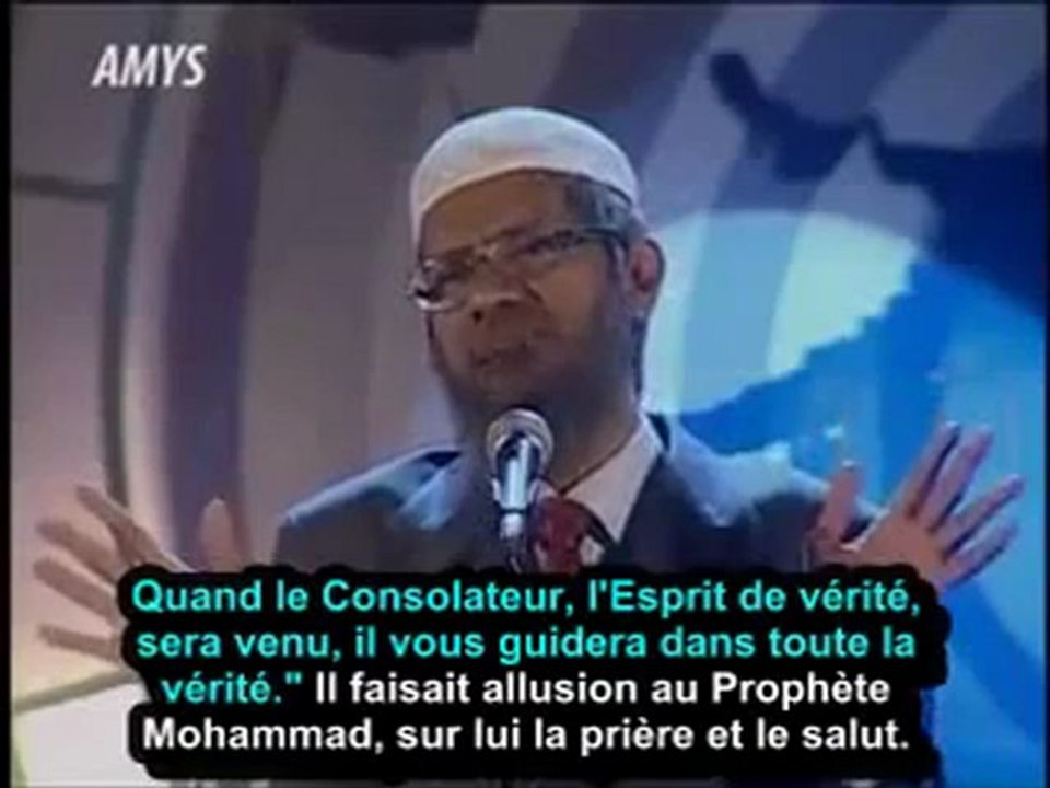 Dr. Zakir Naik - En direct un athée embrasse lIslam !