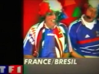 Hommage Thierry Roland,  ses commentaires à la fin de la Finale 98