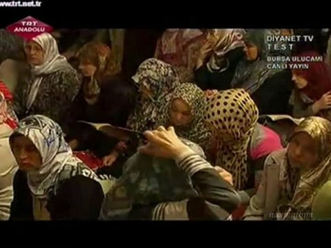 1 Allah adın Bursa Ulu Cami Mirac 2012 Diyanettv