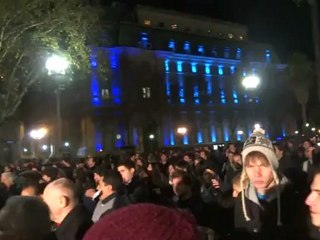 Argentine: Manifestation Plaza de Mayo contre l'impossibilité de changer les devises.