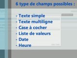 E-Cybèle réaliser un formulaire de donneés pour le logiciel de phoning (www.e-cybele.com)