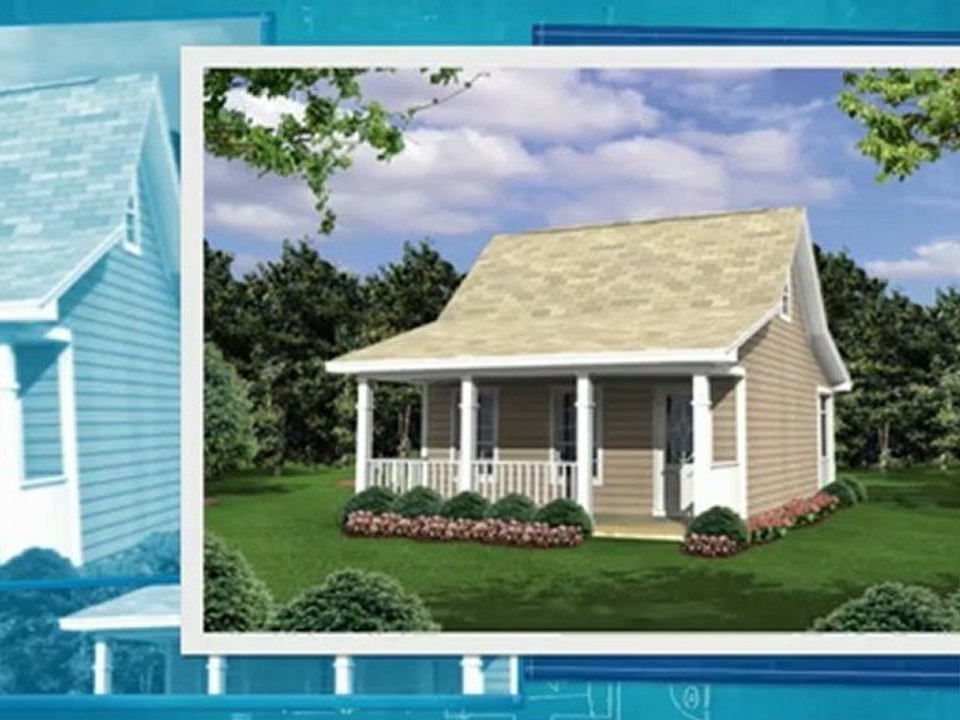 1 Bedroom - 1 Bath Country House Plans by House Plan Gallery