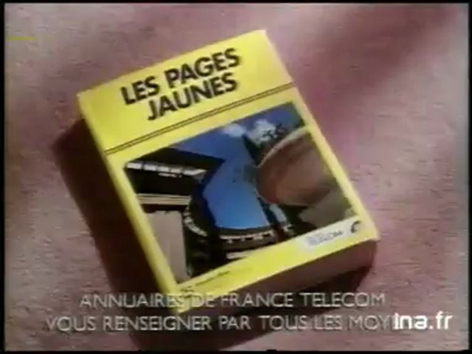 Publicité pages jaunes 1991