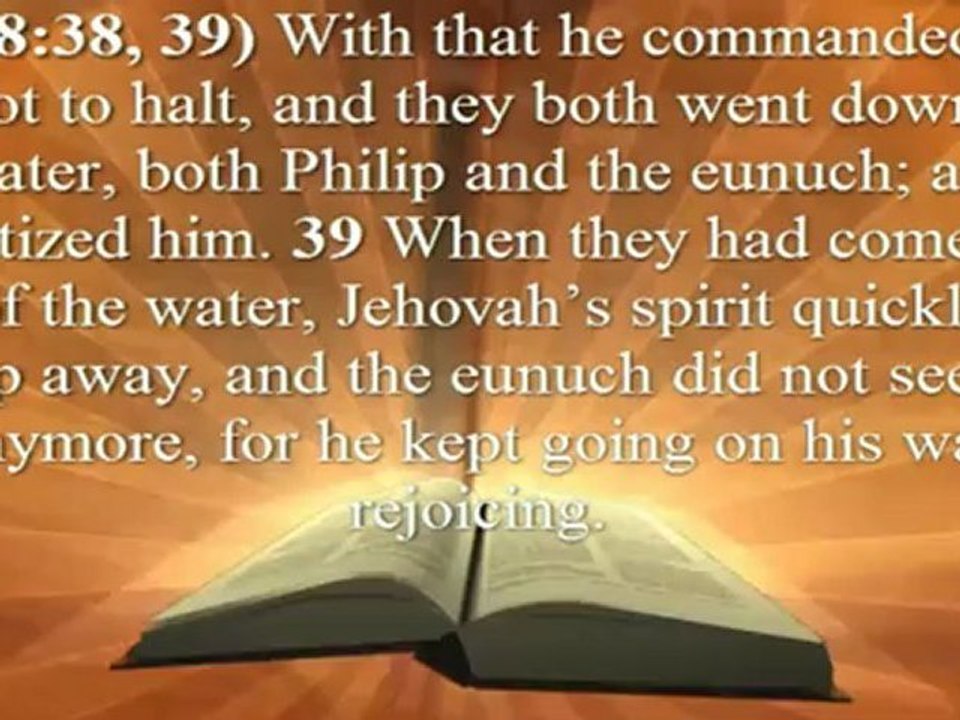 Jehovah's Witnesses EXPOSED Bible View of Baptism