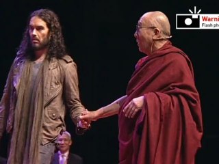 Dalai Lama upstages Russell Brand
