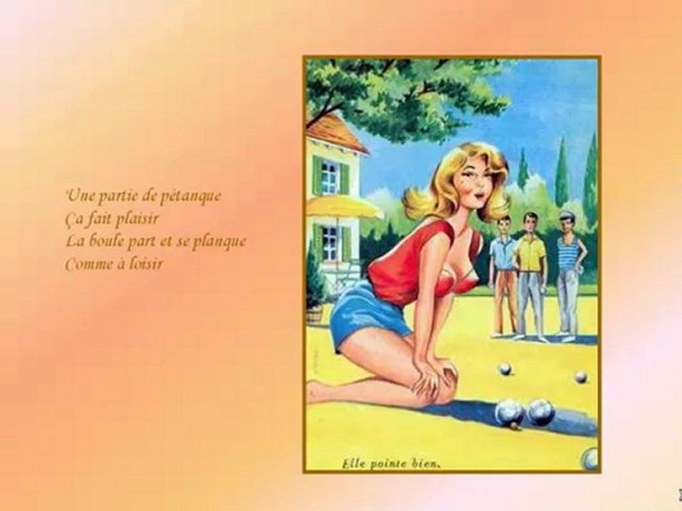 une partie de pétanque