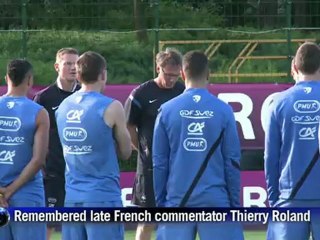France trains ahead of final Euro 2012 group game