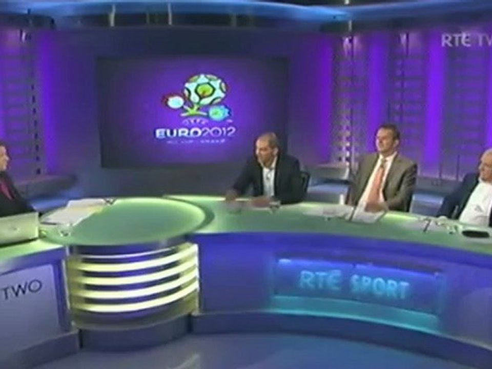 RTE Euro 2012 Panel Discuss Ireland - Day 2 - 9th June 2012