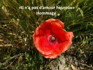 Hommage au poème Il n'y a pas d'amour heureux