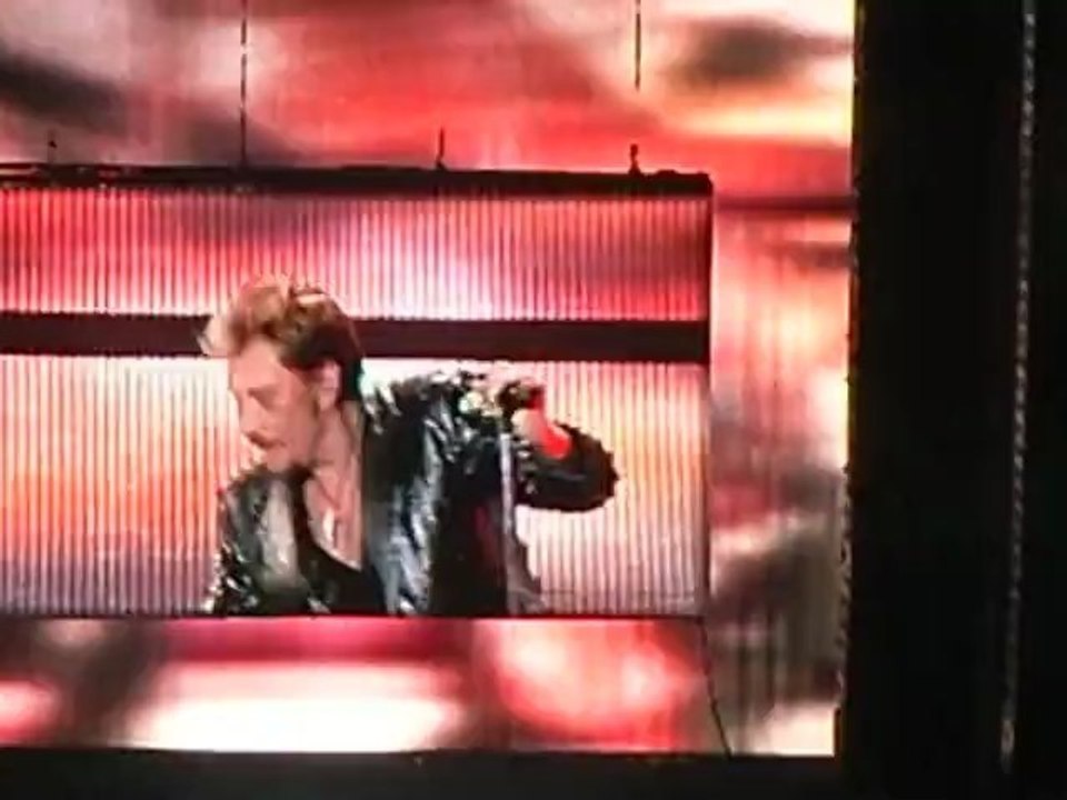 Johnny Hallyday Stade de France 16 juin 2012 : Rock 'n roll attitude avec Pascal Obispo.