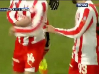 Kevin Mirallas Dance against PAOK