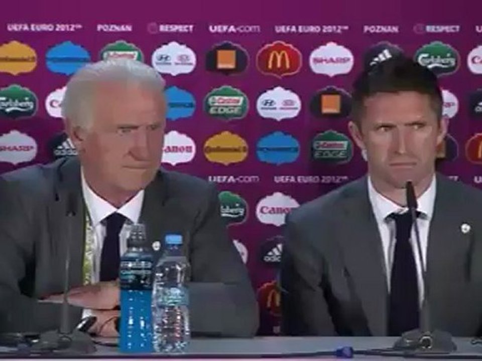 Croatia 3 - 1 Ireland Euro 2012 - post-match press conference