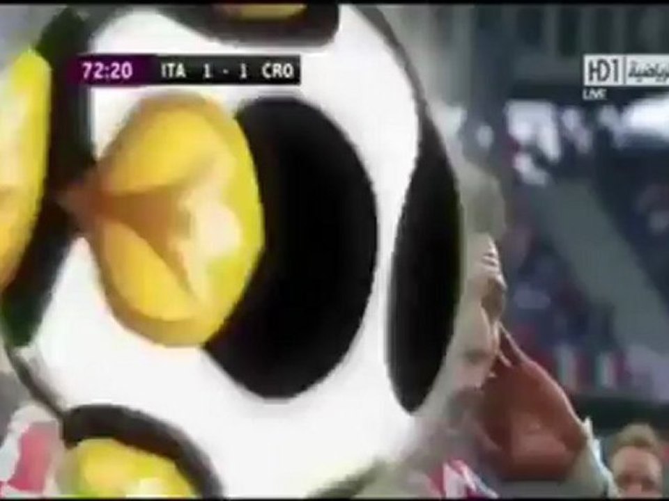 EURO 2012 ITALIE-CROATIE (1-1)