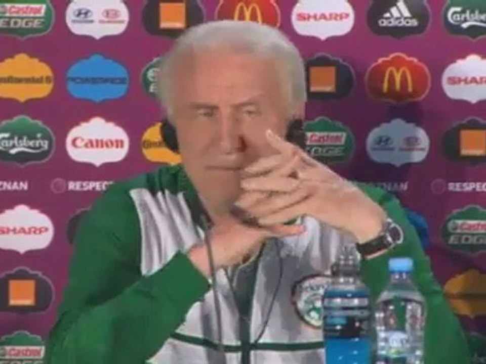 Ireland Euro 2012 Italy pre-match press conference