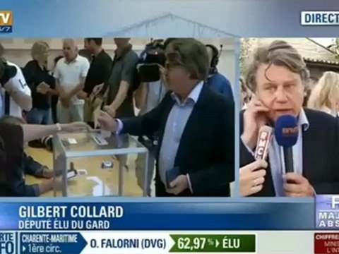 Réaction de Gilbert Collard - Législatives 2012