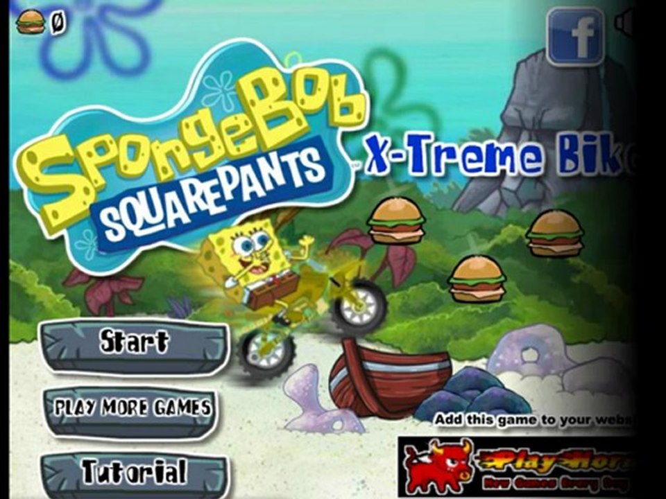 Jogo de Moto com o Sponge Bob