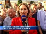 Ségolène Royal réagit à sa défaite face au dissident socialiste Olivier Falorni