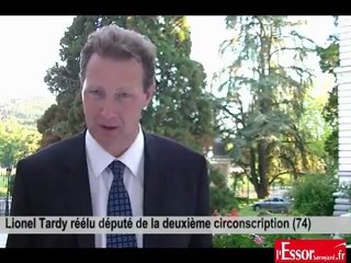 Lionel Tardy réagit suite à sa réélection sur la 2e circo de Haute-Savoie