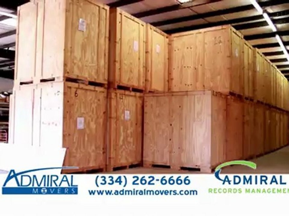 Admiral Movers Moving, Records Storage, Warehousing, Distribution in Alabama