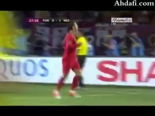 هدف التعادل للبرتغال فى هولندا