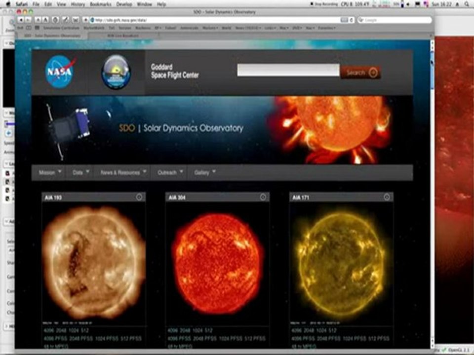 ovni près du soleil