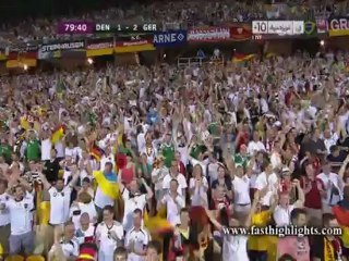 أهداف مباراة الدنمارك وألمانيا