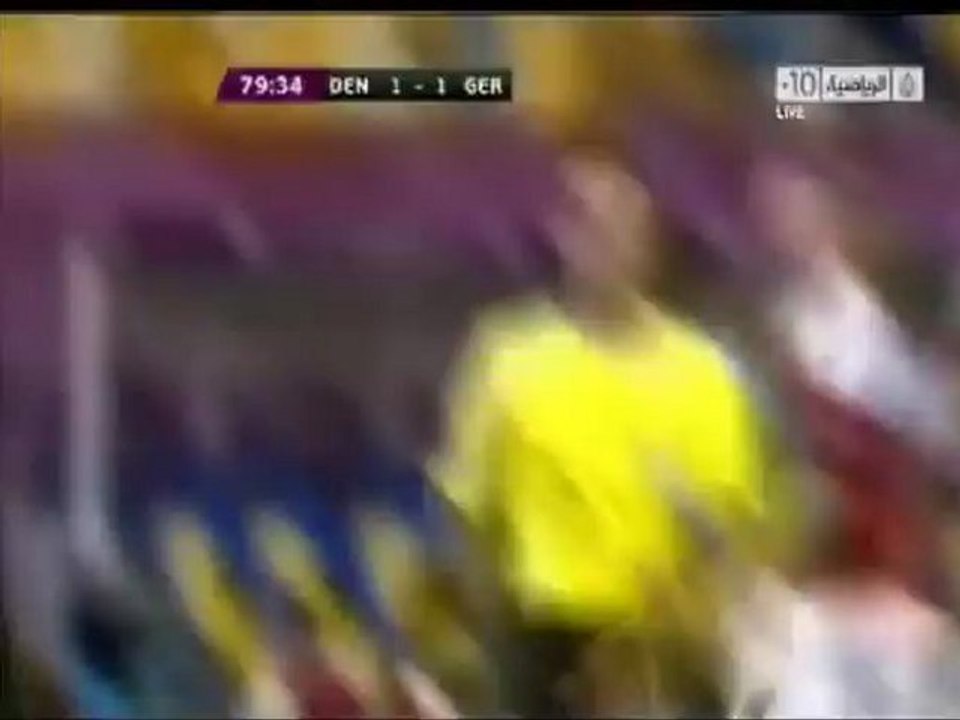 الهدف الثاني لألمانيا أمام الدنمارك