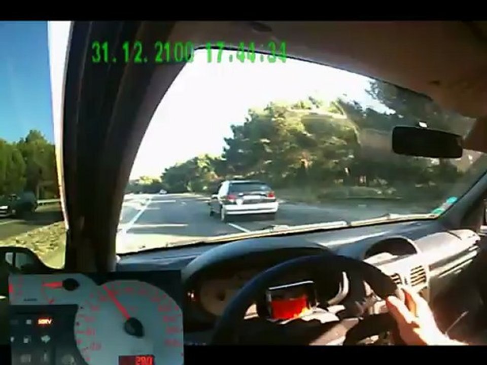 Clio 2 RS1 - Petite ballade du 17 juin 2012 - HD 720p