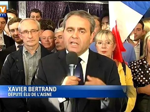 Xavier Bertrand réélu de justesse député de l’Aisne