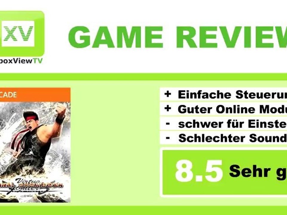 Virtua Fighter 5: Final Showdown - Spiele-Test / Game-Review (Deutsch) | XBLA (2012) | HD