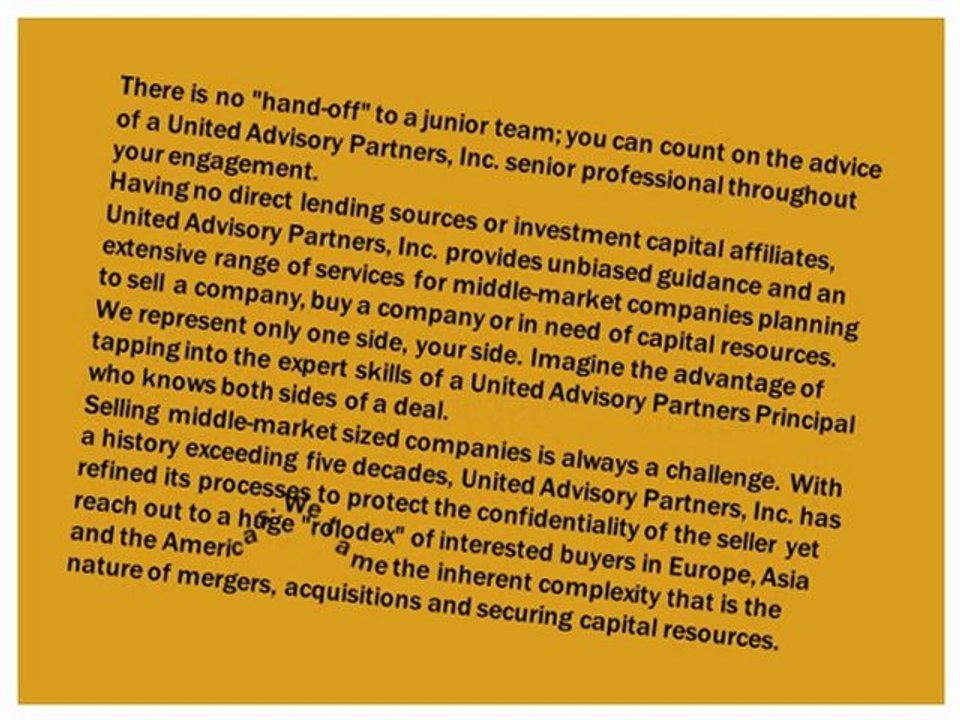 United Advisory Partners, Inc