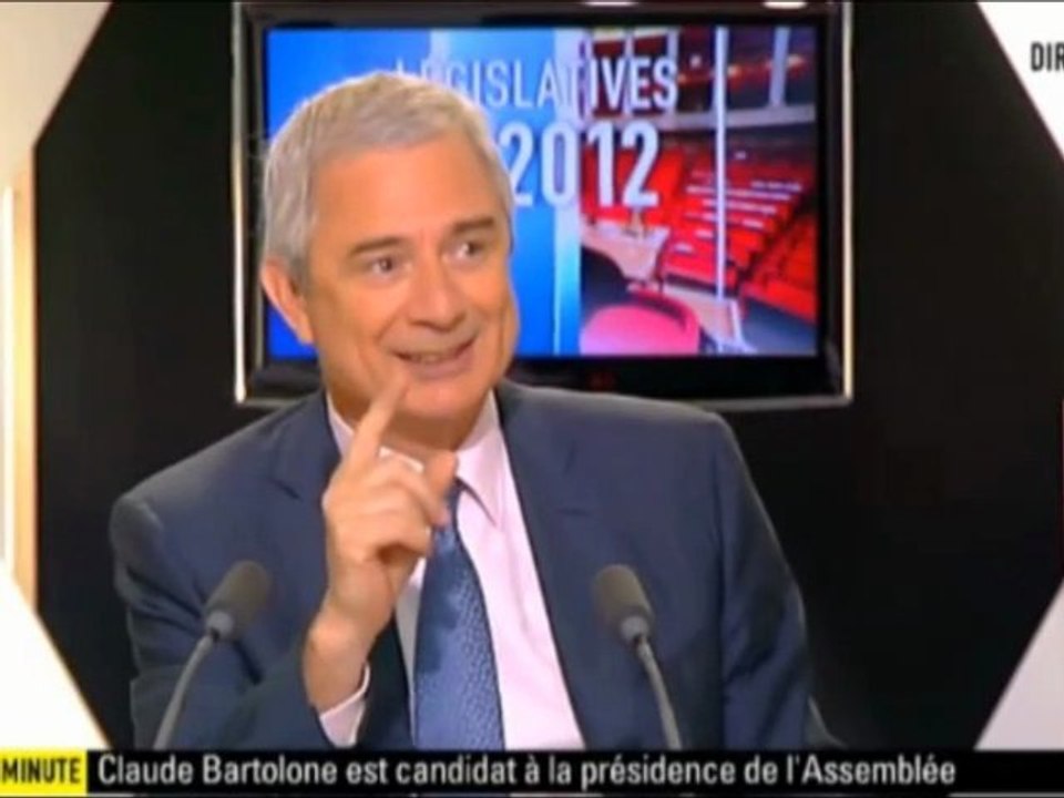 Bartolone candidat à la présidence de l'Assemblée