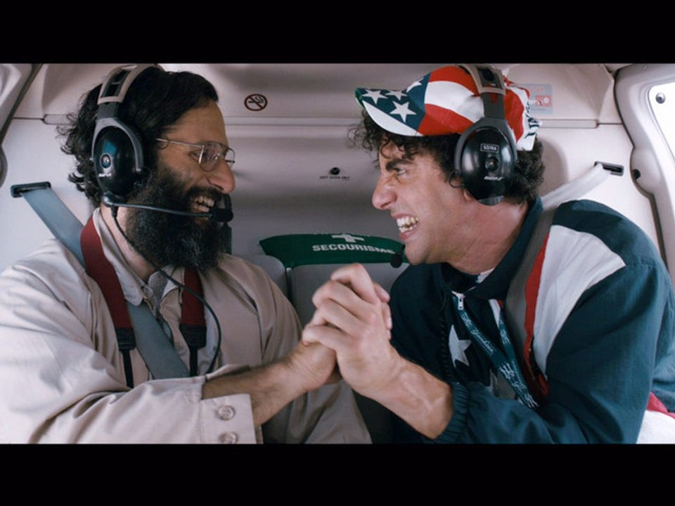 The Dictator : extrait de 4 minutes "Helicopter" (VOST)