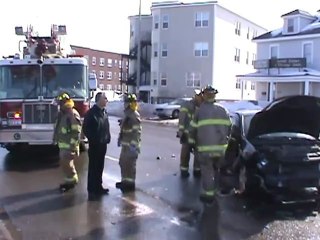 Airbag deployed-Accident in front of Drug Store