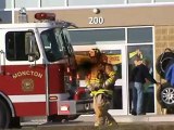 Moncton Fire responding to Action Truck 4 Fire Alarm