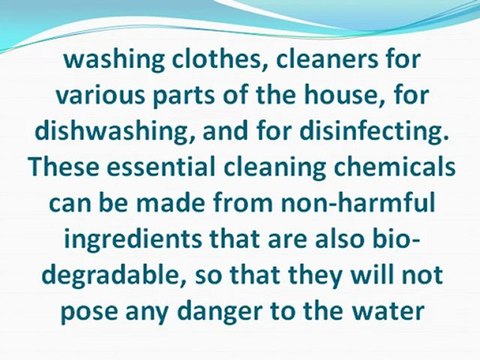 Using Environmentally Safe Chemical Cleaners