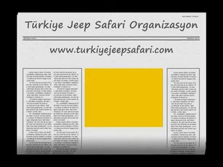 Türkiye Jeep Safari 4x4 Video
