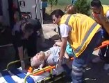 Bisiklete Çarpmamak İsteyen Ambulans Kaza Yaptı