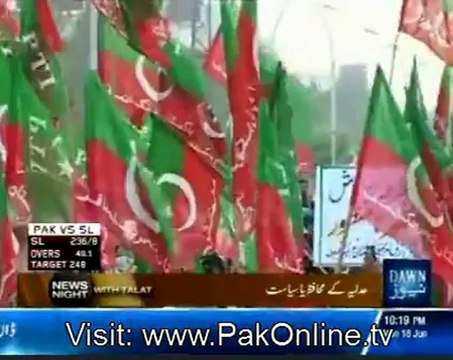 News Night with Talat (PTI Chief Justice Iftekhar Chaudry Key Sath Hai) – 18th June 2012