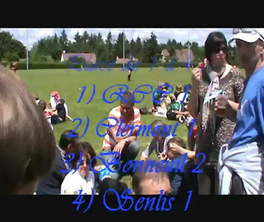 Tournoi de Senlis , résumé des -9 ans du RCC