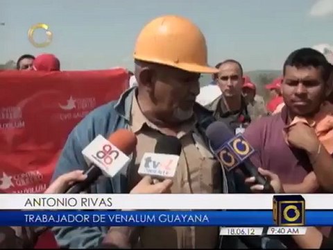 Trabajadores de industrias básicas de Guayana protestaron para exigir aumento de salarios