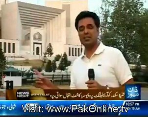News Night with Talat (PTI Chief Justice Iftekhar Chaudry Key Sath Hai) - 18th June 2012 Part 3