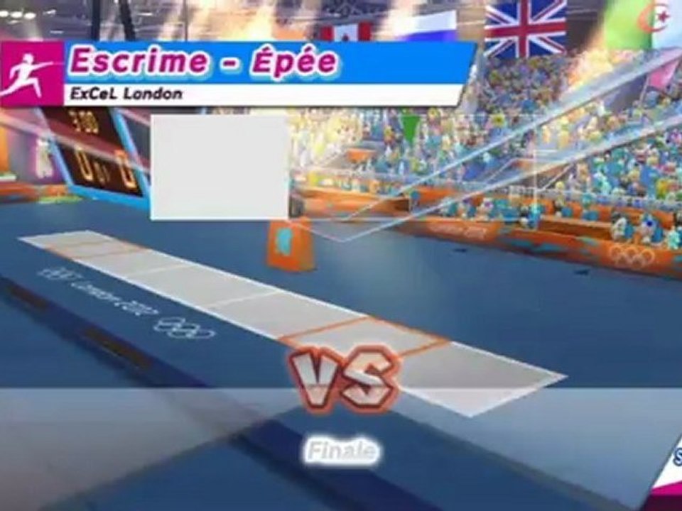 Mario et Sonic aux Jeux Olympiques de Londres 2012 - Escrime : Epée